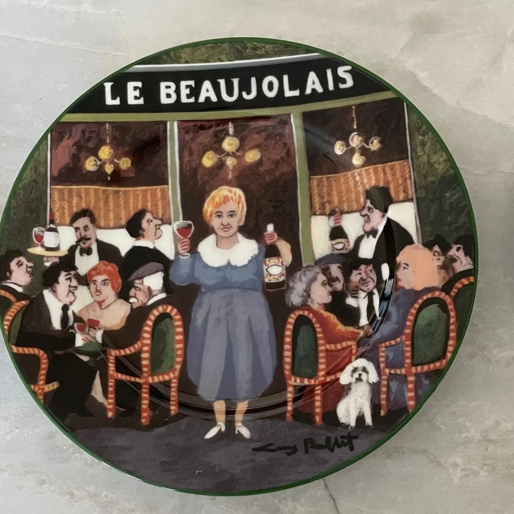 Williams Sonoma Wine Celebration Coasters - Red, Green, Black
